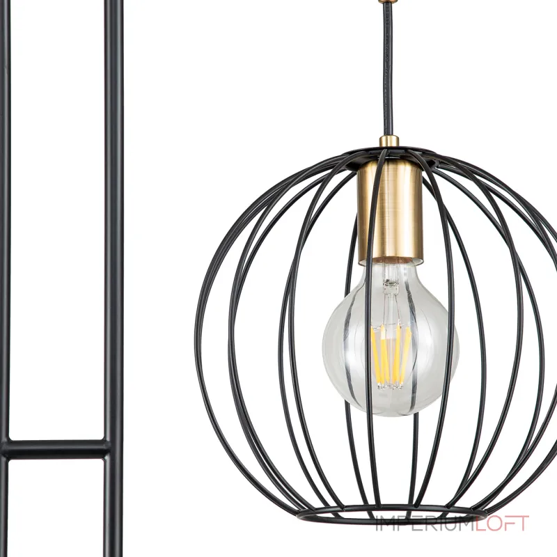 Escada 10176/2 E27*60W Black/Brass от ImperiumLoft