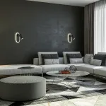 Настенный светильник Escada OMEGA 10222/2LED Black от ImperiumLoft