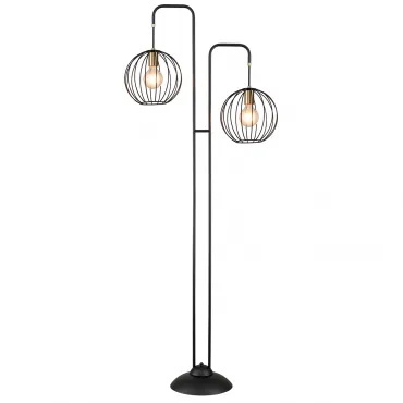 Торшер Escada 10176/2 E27*60W Black/Brass