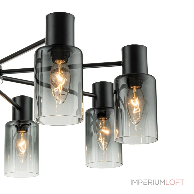 Светильник на штанге Escada 2120/8P E14*40W Black Светильник на штанге Escada 2120/8P E14*40W Black
