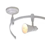 DOLIX OUT ROUND MR16 светильник встраиваемый IP65 для лампы MR16 35Вт макс., титан / стекло матовое от ImperiumLoft