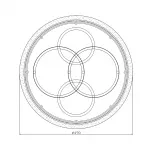 DOLIX OUT ROUND MR16 светильник встраиваемый IP65 для лампы MR16 35Вт макс., титан / стекло матовое от ImperiumLoft