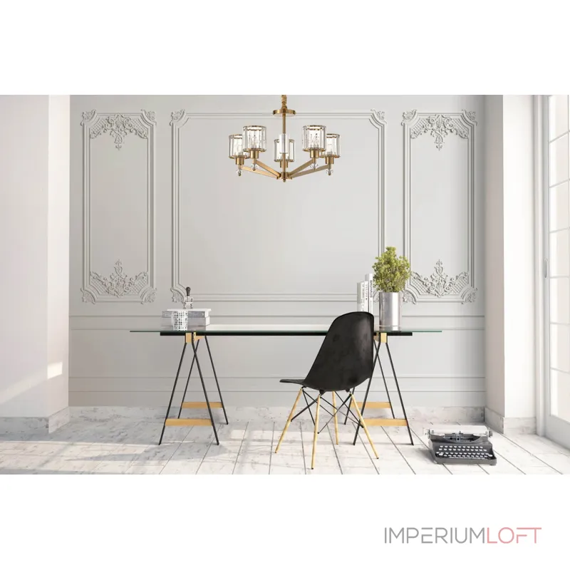 Подвесная люстра Escada 691/5S E27*60W Antique copper