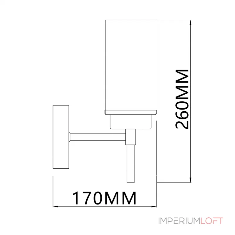 DOLIX OUT ROUND MR16 светильник встраиваемый IP65 для лампы MR16 35Вт макс., титан / стекло матовое от ImperiumLoft