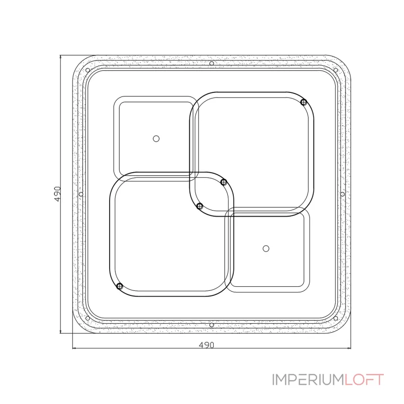 DOLIX OUT ROUND MR16 светильник встраиваемый IP65 для лампы MR16 35Вт макс., титан / стекло матовое от ImperiumLoft