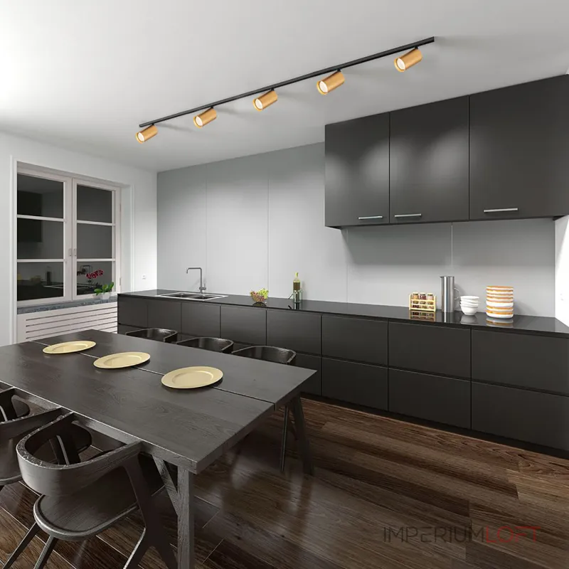 DOLIX OUT ROUND MR16 светильник встраиваемый IP65 для лампы MR16 35Вт макс., титан / стекло матовое от ImperiumLoft