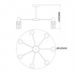 DOLIX OUT ROUND MR16 светильник встраиваемый IP65 для лампы MR16 35Вт макс., титан / стекло матовое от ImperiumLoft