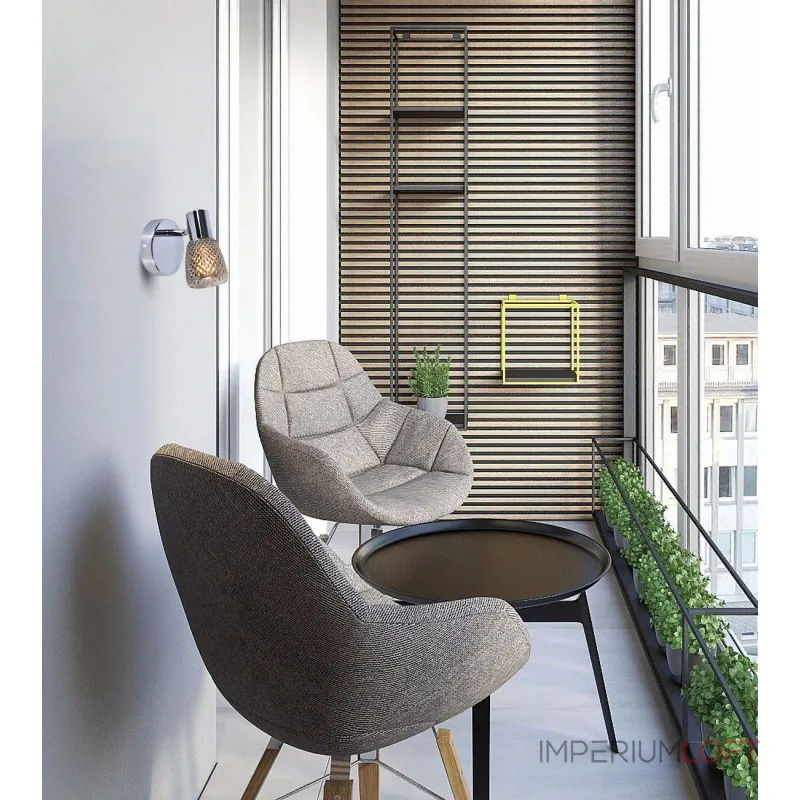 DOLIX OUT ROUND MR16 светильник встраиваемый IP65 для лампы MR16 35Вт макс., титан / стекло матовое от ImperiumLoft