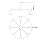 DOLIX OUT ROUND MR16 светильник встраиваемый IP65 для лампы MR16 35Вт макс., титан / стекло матовое от ImperiumLoft