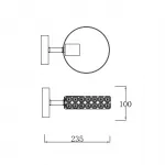 Escada 679/1A E27*60W Black/Wood от ImperiumLoft