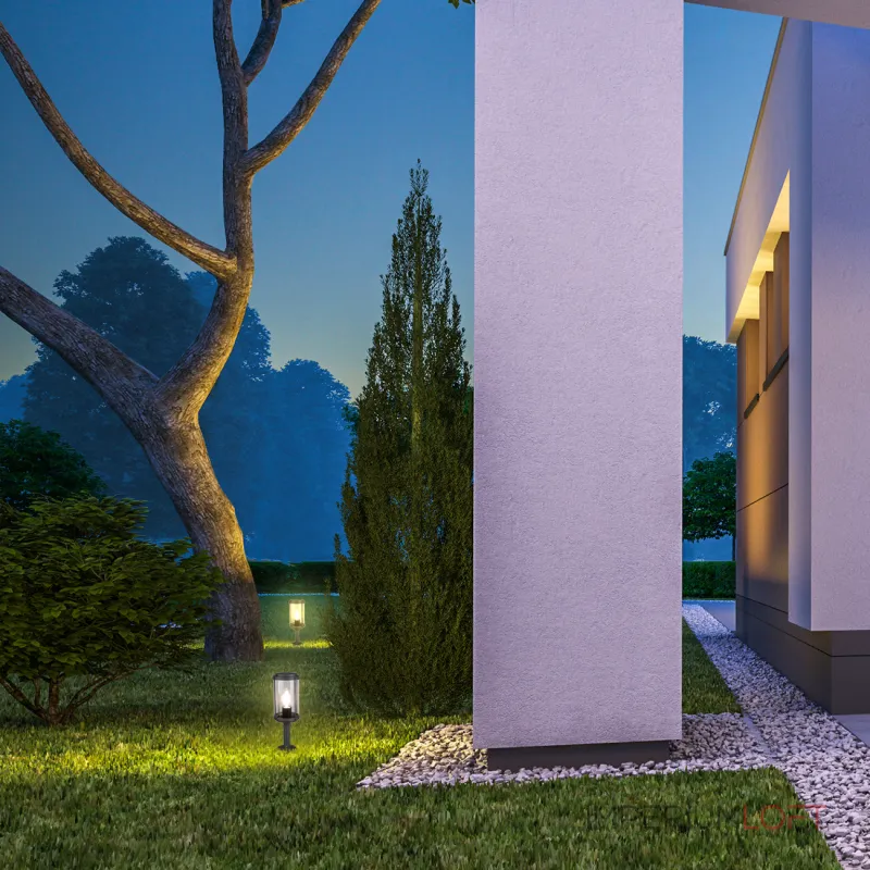 DOLIX OUT ROUND MR16 светильник встраиваемый IP65 для лампы MR16 35Вт макс., титан / стекло матовое от ImperiumLoft