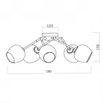 DOLIX OUT ROUND MR16 светильник встраиваемый IP65 для лампы MR16 35Вт макс., титан / стекло матовое от ImperiumLoft