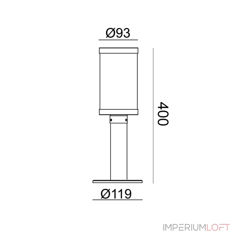 DOLIX OUT ROUND MR16 светильник встраиваемый IP65 для лампы MR16 35Вт макс., титан / стекло матовое от ImperiumLoft