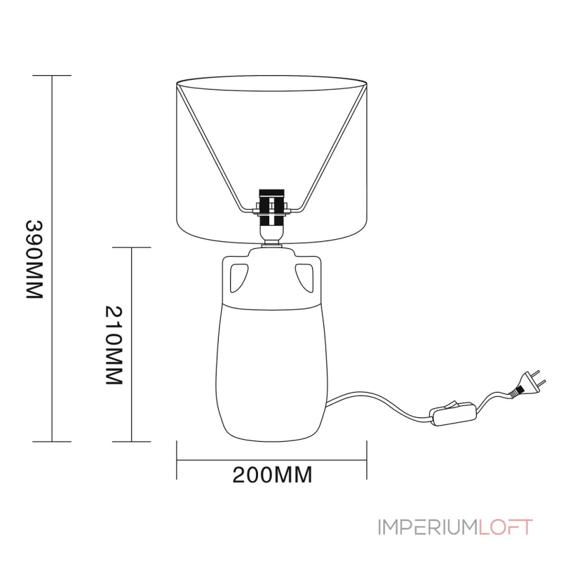 Escada 10201/L E27*40W Beige от ImperiumLoft
