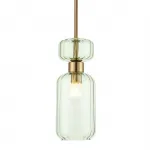 Подвесной светильник Escada 1141/1S E14*60W Antigue copper/Green