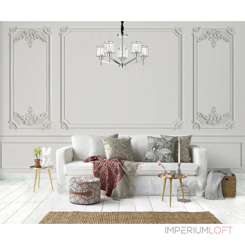 Подвесная люстра Escada 691/5S E27*60W Chrome