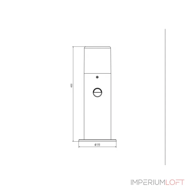 Escada 10179/T E27*60W Dark grey от ImperiumLoft