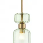 Подвесной светильник Escada 1141/1S E14*60W Antigue copper/Green