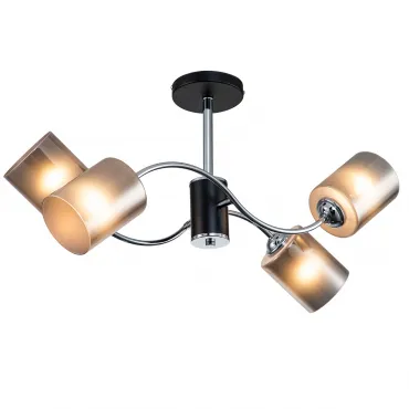 Потолочный светильник Escada 661/4PL E27*60W Black/Chrome Потолочный светильник Escada 661/4PL E27*60W Black/Chrome