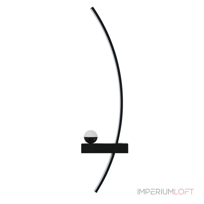 Настенный светильник Escada RAY 10220/2LED Black R от ImperiumLoft