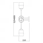 Escada 699/4P E27*60W Black от ImperiumLoft