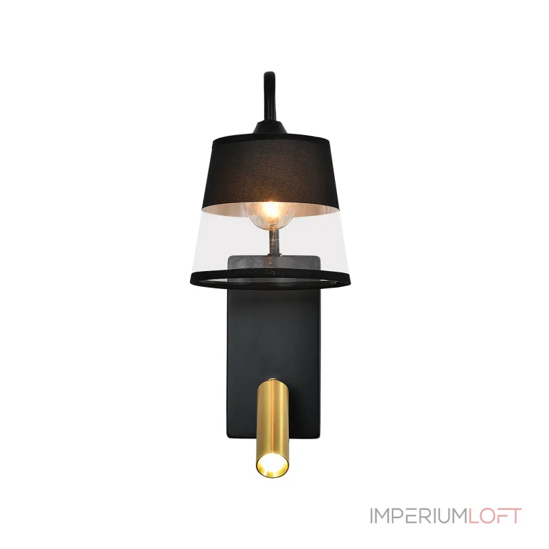 Настенный светильник Escada COMFY 598/1A Black/Brass