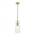 Подвесной светильник Escada 1141/1S E14*60W Antigue copper/Green