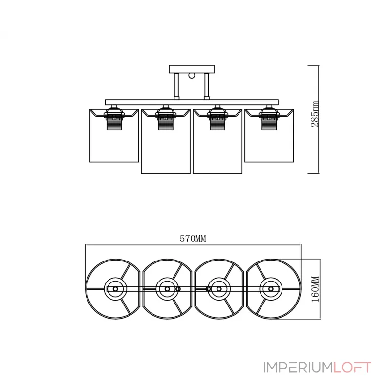 Потолочный светильник Escada FANTASY 641/4P от ImperiumLoft Потолочный светильник Escada FANTASY 641/4P от ImperiumLoft