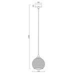 Подвесной светильник Escada CHANCE 10197/1S Smoke от ImperiumLoft