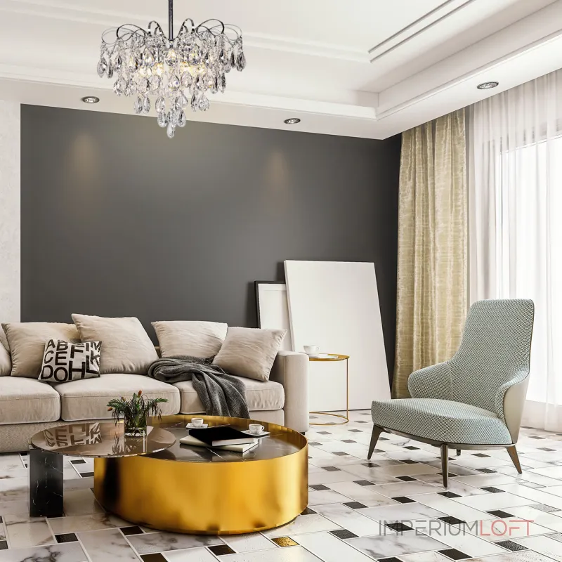 Потолочная люстра Escada CROWN 682/6PL Chrome от ImperiumLoft