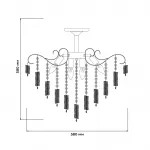 Escada 2106/8P E14*40W Chrome от ImperiumLoft