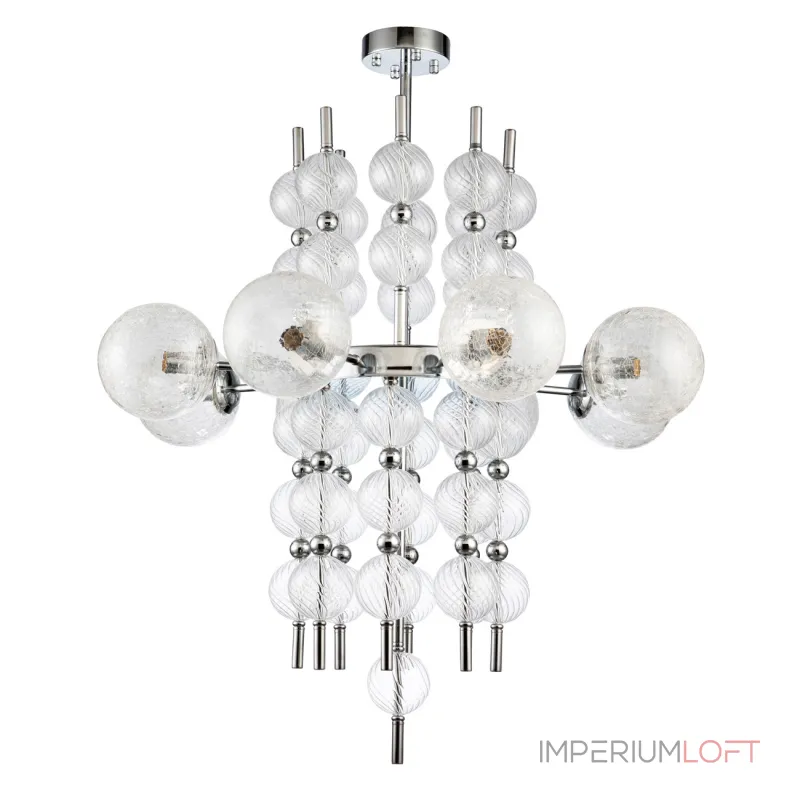 Люстра на штанге Escada 10163/8PL E14*60W Chrome