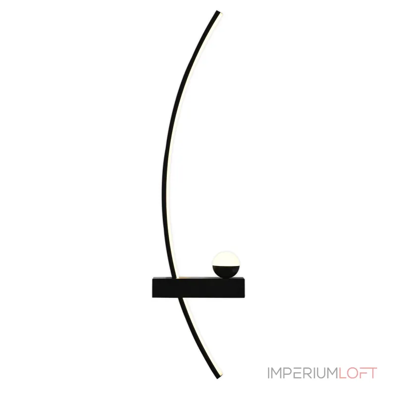 Настенный светильник Escada RAY 10220/2LED Black L от ImperiumLoft