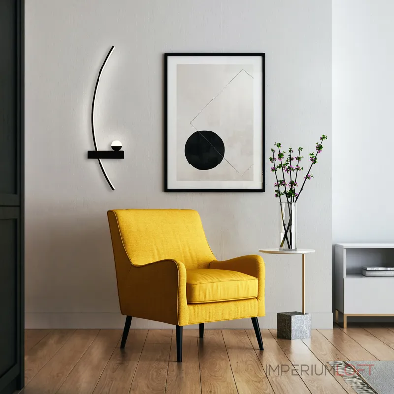 Настенный светильник Escada RAY 10220/2LED Black L от ImperiumLoft