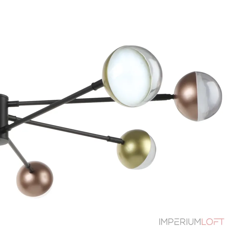 Люстра на штанге Escada DIVERSE 10271/8LED Gold/Copper Люстра на штанге Escada DIVERSE 10271/8LED Gold/Copper
