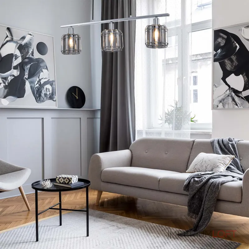 Подвесной светильник Escada 10188/3S E14*40W Chrome Подвесной светильник Escada 10188/3S E14*40W Chrome