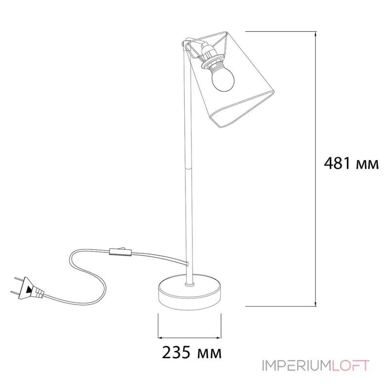 Настольный светильник Escada 10185/L E14*40W Grey