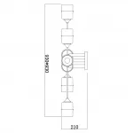 Escada 699/8P E27*60W Black от ImperiumLoft