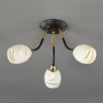 Потолочная люстра CAMILA 1112/3P 3хЕ27х60W черн ESCADA