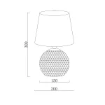 Настольный светильник Escada CHANCE 10197/L Green от ImperiumLoft