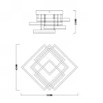 Escada 10229/4 LED*120W White от ImperiumLoft