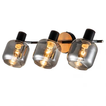 Бра Escada 10177/3A E14*40W Black/Chrome/Wood Бра Escada 10177/3A E14*40W Black/Chrome/Wood