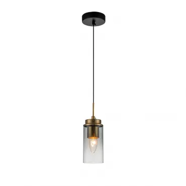 Подвесной светильник Escada 2118/1S E14*40W Black/Brass