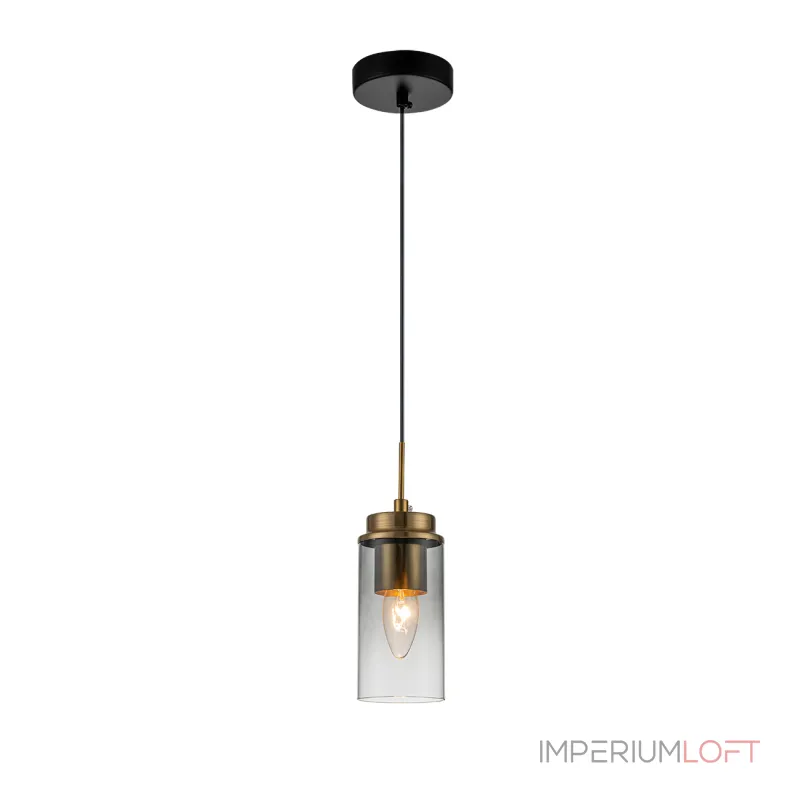 Подвесной светильник Escada 2118/1S E14*40W Black/Brass Подвесной светильник Escada 2118/1S E14*40W Black/Brass
