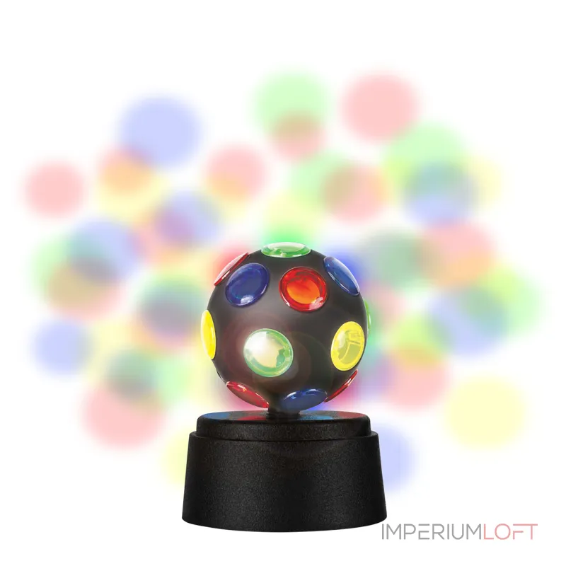 Настольный светодиодный диско-шар (3 батарейки АА) Escada CONFETTI 690/L LED от ImperiumLoft Настольный светодиодный диско-шар (3 батарейки АА) Escada CONFETTI 690/L LED от ImperiumLoft