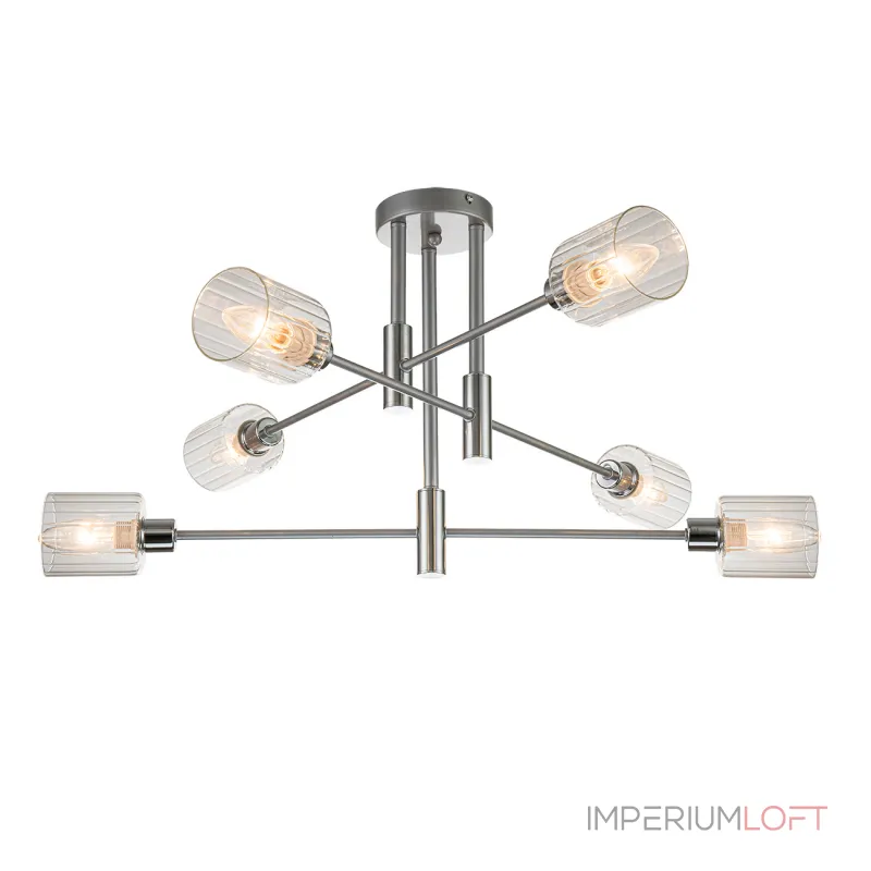 Светильник на штанге Escada 1140/6P E14*40W Silver/Chrome Светильник на штанге Escada 1140/6P E14*40W Silver/Chrome