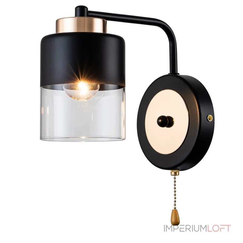 Escada 2121/1A E27*40W Black/Gold от ImperiumLoft