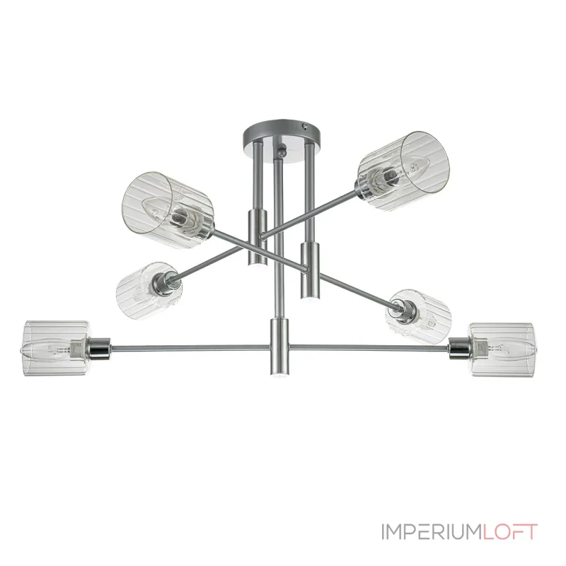 Светильник на штанге Escada 1140/6P E14*40W Silver/Chrome Светильник на штанге Escada 1140/6P E14*40W Silver/Chrome