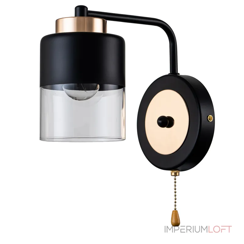 Escada 2121/1A E27*40W Black/Gold от ImperiumLoft