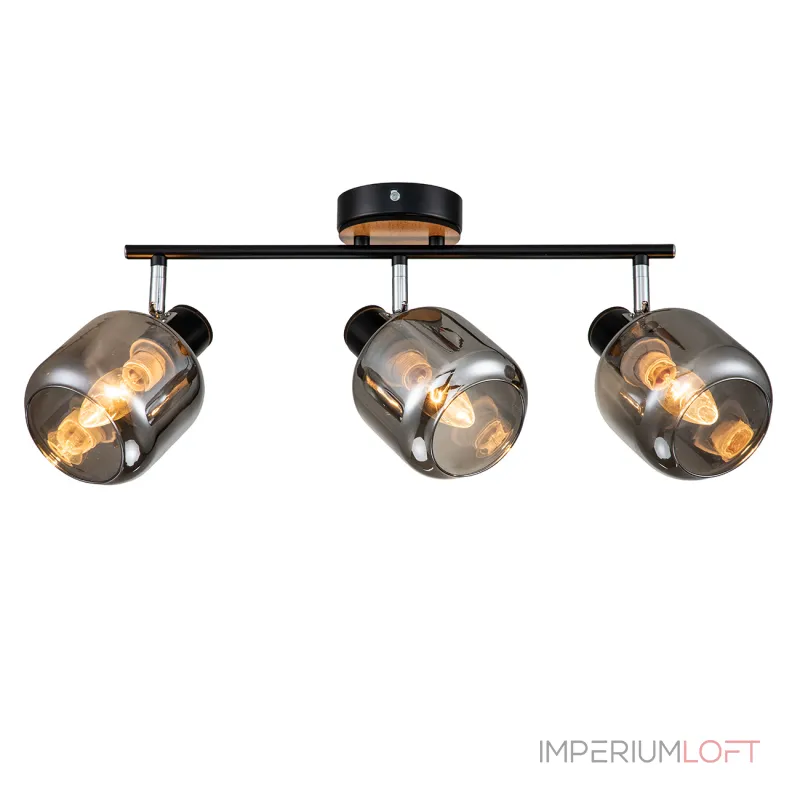 Escada 10177/3A E14*40W Black/Chrome/Wood от ImperiumLoft Escada 10177/3A E14*40W Black/Chrome/Wood от ImperiumLoft